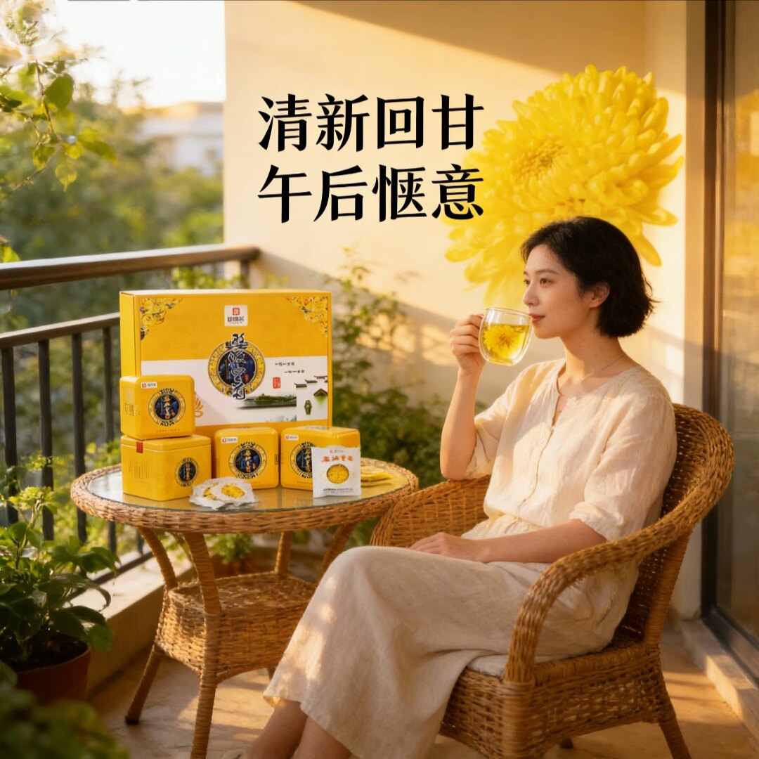 江西特产菊花茶精选婺源皇菊泡茶杯礼盒套装无添加清火回甘养生茶