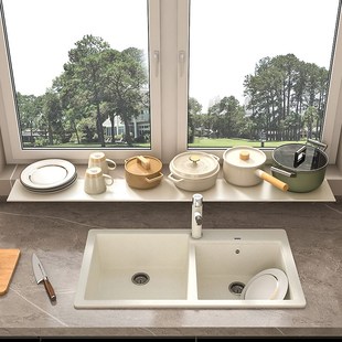 厨房窗台加宽延伸板扩展板收纳置物架桌子台面阳台窗户延长神器