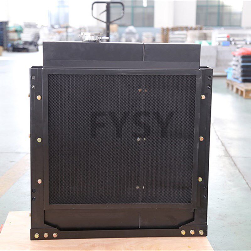 改装工程机械空压机特殊设备换热器带风罩电机耐高温配件厂家定制