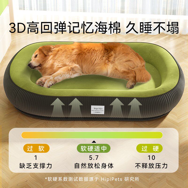 狗垫子四季通用可拆洗狗床狗沙发中大型犬金毛睡垫狗床垫宠物用品