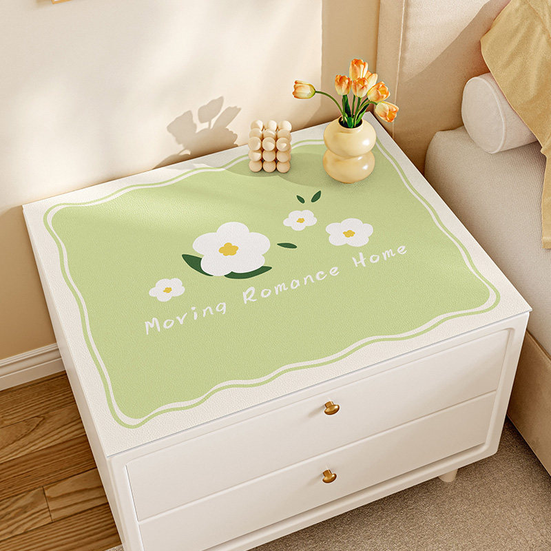卧室床头柜盖布家用小清新皮革桌面保护垫防水防烫万能盖巾防尘罩,居家布艺,床头柜盖布,淘宝优惠券,粉丝福利购,淘宝优惠卷