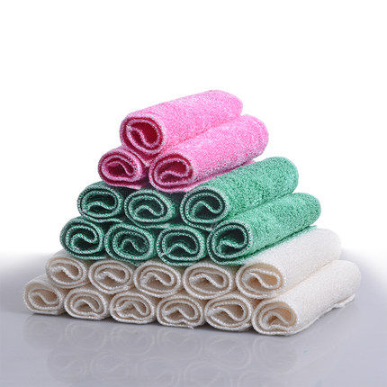 竹山蓝天竹纤维不沾油洗碗布不掉毛双层加厚百洁厨房抹布洗碗巾厚,家庭/个人清洁工具,百洁布,淘宝优惠券,粉丝福利购,淘宝优惠卷