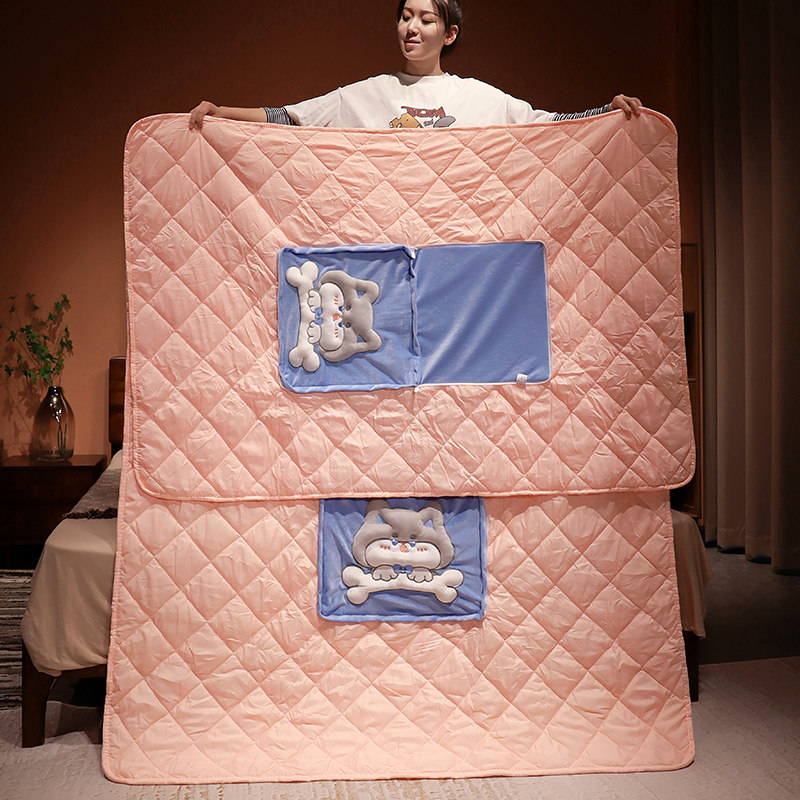 抱枕被子两用加厚毯子二合一办公室午睡小枕头折叠车载多功能靠枕,居家布艺,抱枕被,淘宝优惠券,粉丝福利购,淘宝优惠卷