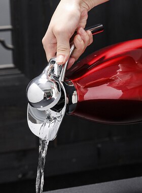 结婚红色水壶一对保温壶大容量热水瓶陪嫁家用不锈钢暖壶婚庆用品