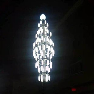 户外灯路灯76管不锈钢庭院灯广场小区景观灯防水大型高杆灯灯罩