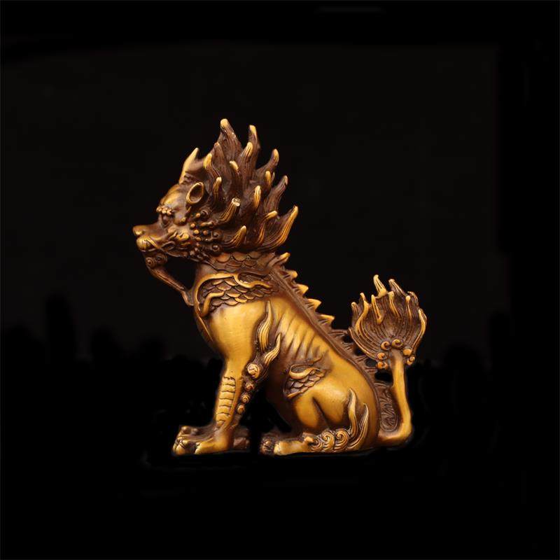纯铜神兽獬豸摆件室内客厅办公室摆设家居装饰品开业礼品乔迁瑞兽,家居饰品,装饰摆件,淘宝优惠券,粉丝福利购,淘宝优惠卷