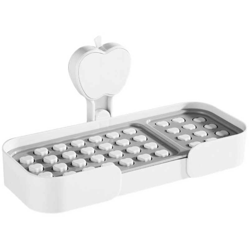 肥皂盒置物架免打孔家用创意时尚便携大号沥水浴室香皂盒子壁挂式