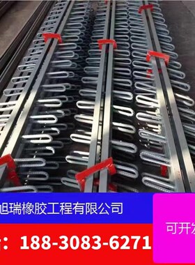 公路桥梁伸缩缝F80型C40型E160型梳齿板式毛勒伸缩缝橡胶支座