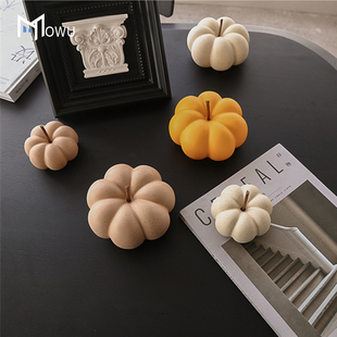 法式奶油风电视柜摆件客厅茶几陶瓷南瓜软装饰品玄关创意家居好物