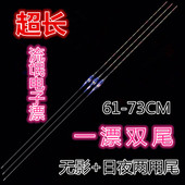 超长纳米电子漂60加长芦苇夜光漂双尾日夜两用无影深水黑坑流氓漂