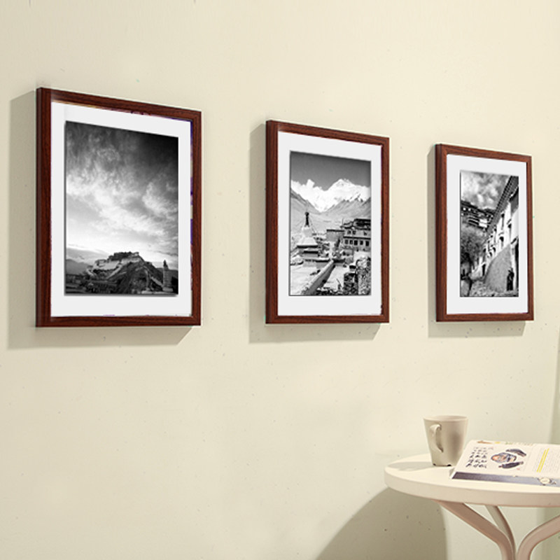 16寸创意欧式照片墙相片墙三联相框墙餐厅客厅挂墙组合
