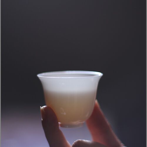 小飞虹谜骨瓷茶杯茶盏茶碗单个主人杯铃铛杯超薄胎高款品茗杯