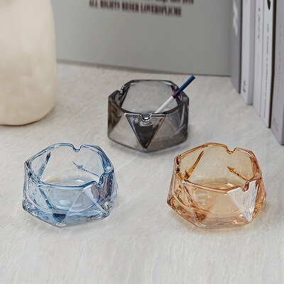 JOJOS L. PD.Dulo.玻璃烟灰缸个性创意水晶摆件几何烟缸丨都洛