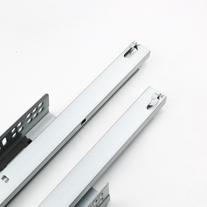 三节隐藏式滑轨底装滑轨托底式抽屉柜子缓冲静音暗藏式阻尼插销轨,基础建材,导轨,淘宝优惠券,粉丝福利购,淘宝优惠卷