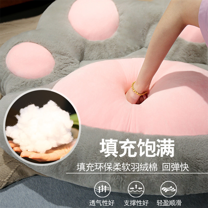 创意吊椅秋千鸟巢坐垫吊篮地上圆形地垫藤椅子靠垫摇篮垫子可拆洗