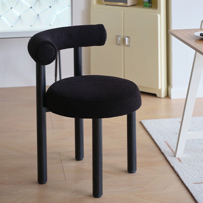 椅子轻奢高级感餐桌椅家用卧室奶油风梳妆椅网红简约休闲靠背凳子