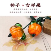 天然绿檀木汽车挂件平安喜乐无事牌古风渐变绿檀诸事皆顺车内吊饰