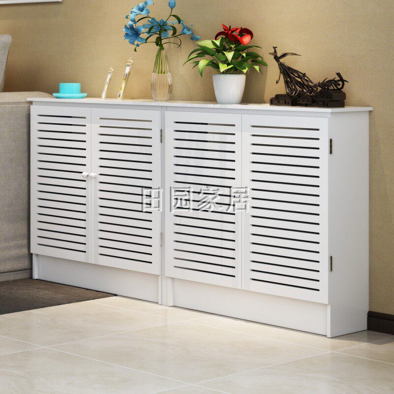 定地暖分水器遮挡柜暖气片遮蔽柜简约路由器柜弱电表箱遮挡装饰箱