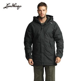 Lundhags隆哈户外棉衣Primaloft棉服男女中长款大码保暖加厚外套