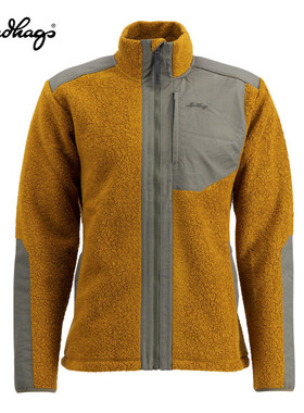 Lundhags隆哈Saruk Pile户外新款羊毛抓绒衣冬季保暖加绒外套男士