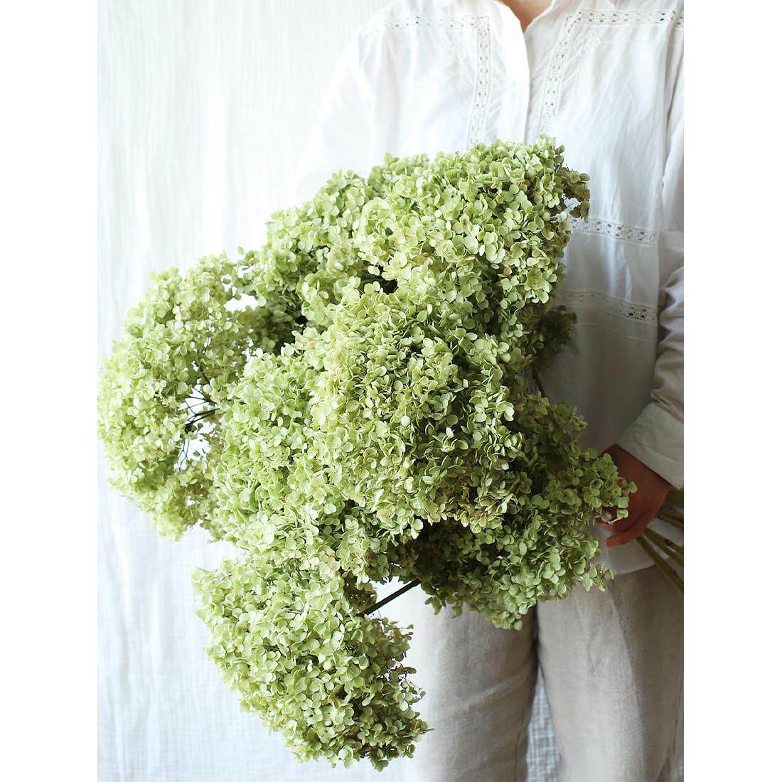 法式覆古天然绣球干花花束真花树枝客厅桌面装饰摆件侘寂轻奢高级