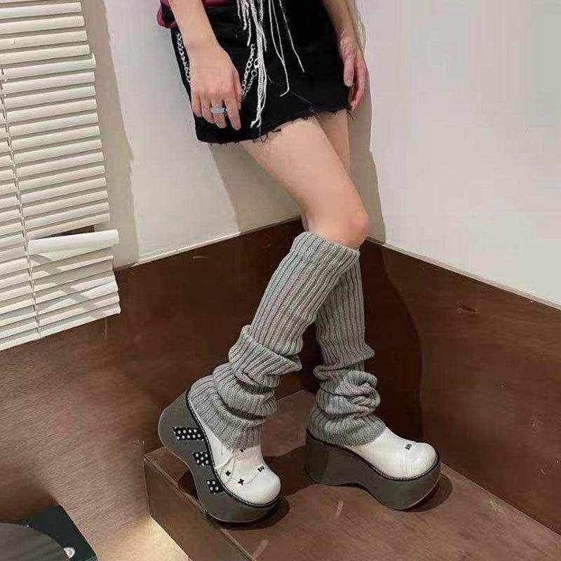 新款瑜伽袜套防滑舞蹈堆堆袜毛线针织保护腿套宽松护膝超长过膝,女士内衣/男士内衣/家居服,短袜,淘宝优惠券,粉丝福利购,淘宝优惠卷