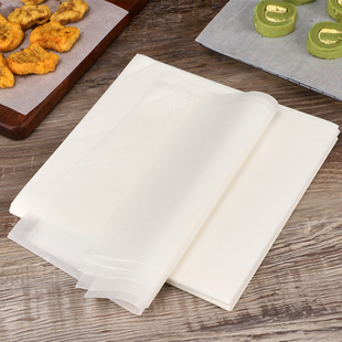 28x28cm正方形硅油纸蛋糕卷烤盘防粘烘焙毛巾卷硅油纸吸油纸500张