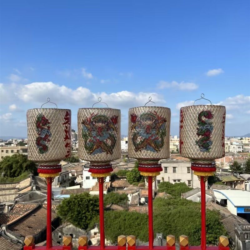 潮汕传统竹编油纸迷你小高供宫灯笼神坛佛龛工艺家具摆件喜庆用品,节庆用品/礼品,灯笼,淘宝优惠券,粉丝福利购,淘宝优惠卷