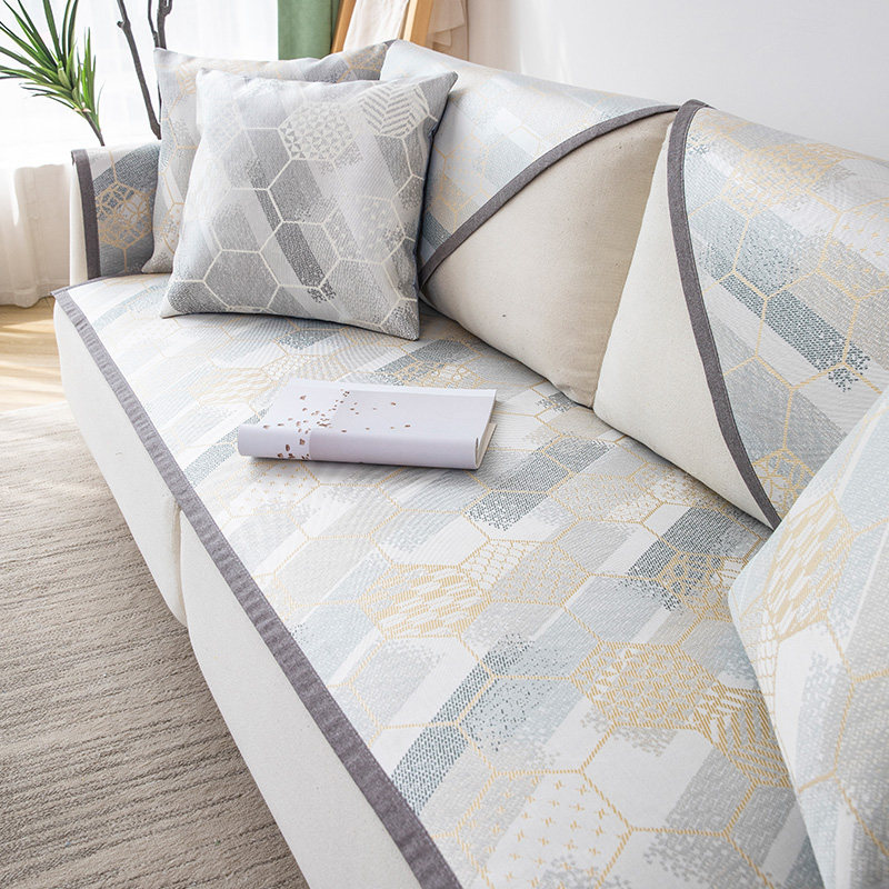 夏季沙发垫冰丝凉席可水洗沙发套罩防滑坐垫子盖布巾席子凉席凉垫,居家布艺,沙发垫,淘宝优惠券,粉丝福利购,淘宝优惠卷