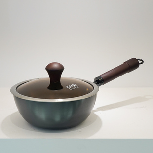 归味家用无涂层迷你小铁锅小炒锅多用锅一人食宝宝辅食锅