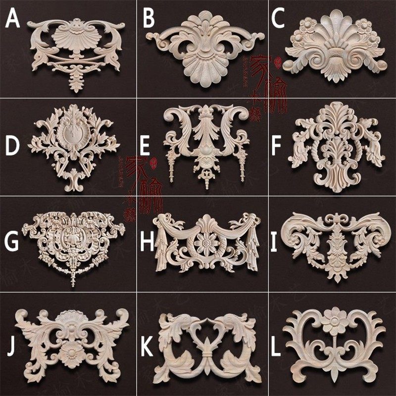 木雕角花实木角花贴花片家具柜门贴花欧式雕角花装饰欧式东阳木雕,家居饰品,木雕,淘宝优惠券,粉丝福利购,淘宝优惠卷