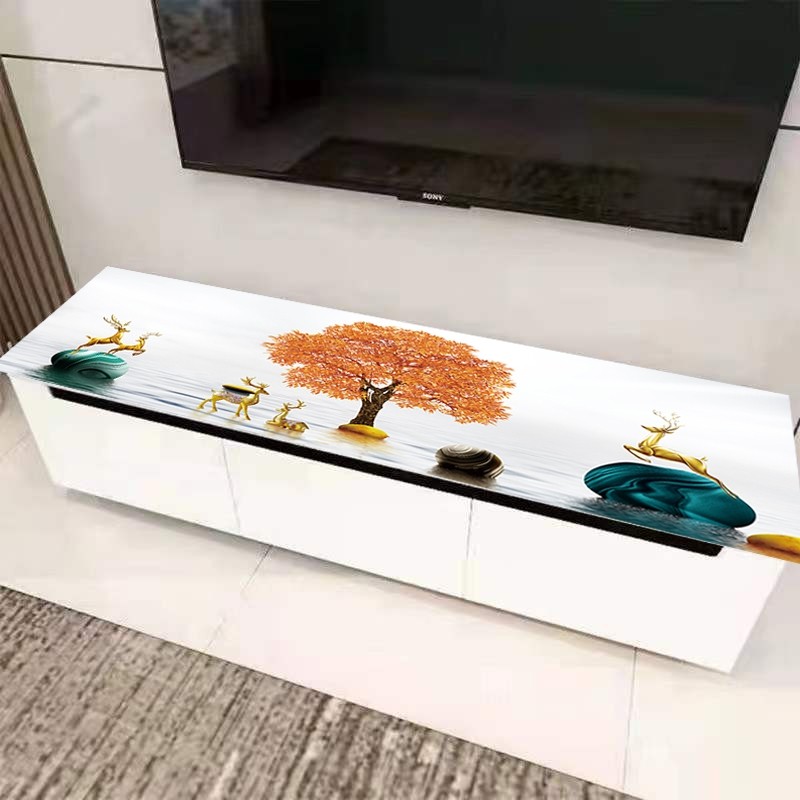 电视柜桌垫皮革桌布防水防油盖巾数码印花不透明长方形茶几防尘布,居家布艺,桌布,淘宝优惠券,粉丝福利购,淘宝优惠卷