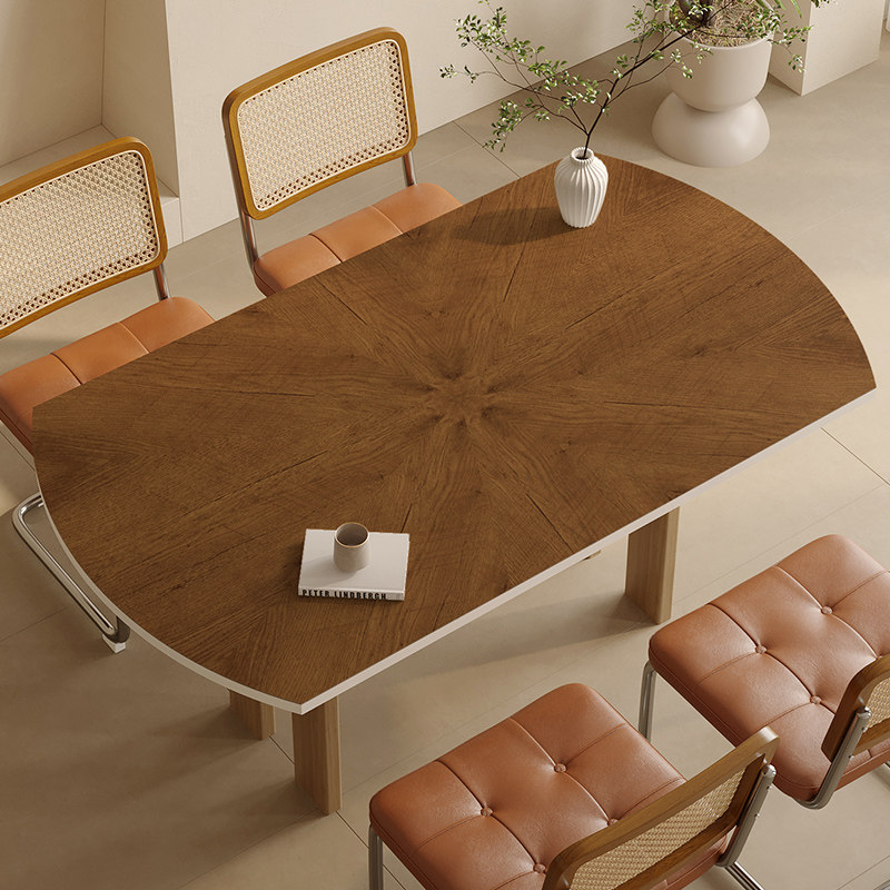 仿木纹椭圆形桌垫可摺叠圆桌防水防油防烫免洗皮革茶几垫子餐桌布,居家布艺,桌布,淘宝优惠券,粉丝福利购,淘宝优惠卷