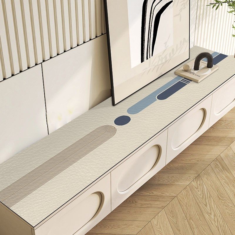 电视柜台面保护垫硅胶桌垫长条可裁剪防水防烫防滑免洗小清新桌布