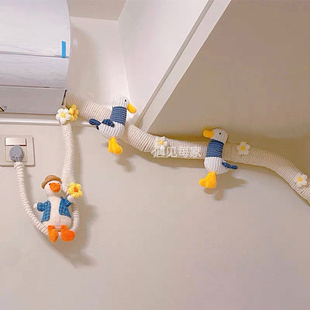 包空调管子装饰遮挡花藤美化麻绳线美化创意水管燃气暖气下水管道