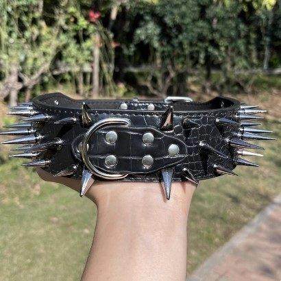 中大型犬铆钉狗项圈恶霸卡斯罗刺钉脖圈牧羊犬防咬脖子尖钉狗脖套,宠物/宠物食品及用品,项圈/肩带,淘宝优惠券,粉丝福利购,淘宝优惠卷