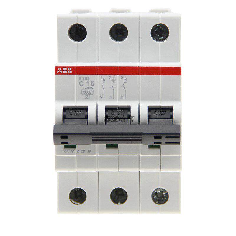 ABB微型断路器S203-C16空气开关 S263-C16 3P16A 交流 开关