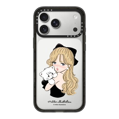 casyetifiy联名Mikko猫咪小熊抱猫女孩苹果手机壳iPhone18promax适用于17max可爱16plus防摔15/14pro保护套