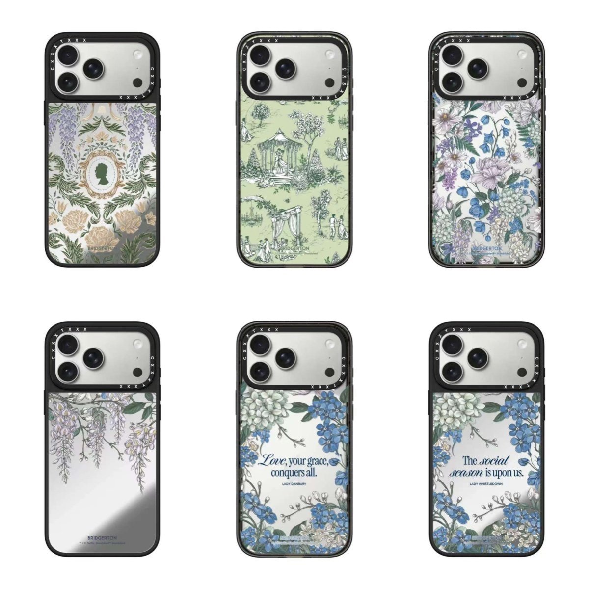 布里奇顿Bridgerton第四季手机壳18/17pro适用于iPhone16promax镜面 磁吸15plus艺术14max防摔个性创意保护套