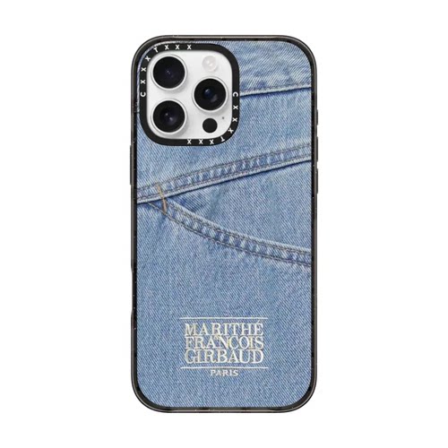 casyetifiy联名MARITHE法式牛仔裤手机壳17promax适用苹果iphone16pro防摔15plus卡通14/13pro潮流丹宁保护套
