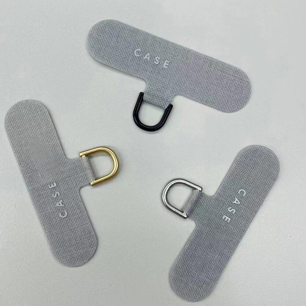 casyet同款万能挂绳贴片垫片通用手机壳夹片斜跨防丢神器卡片夹片