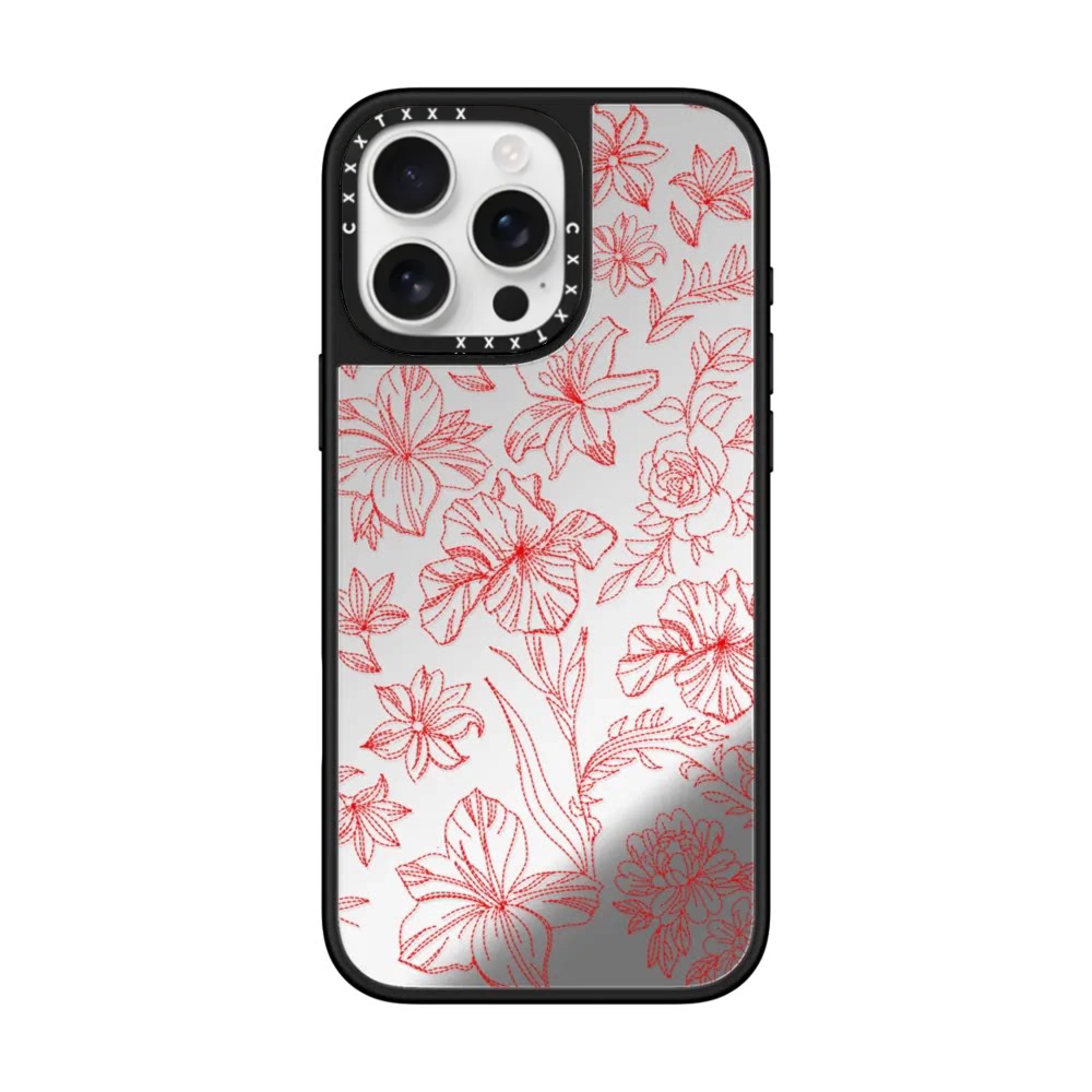 casyetifiy刺绣花园苹果手机壳iphone18promax适用于17promax艺术家插画16pro夏日小众花朵15pro防摔14保护套