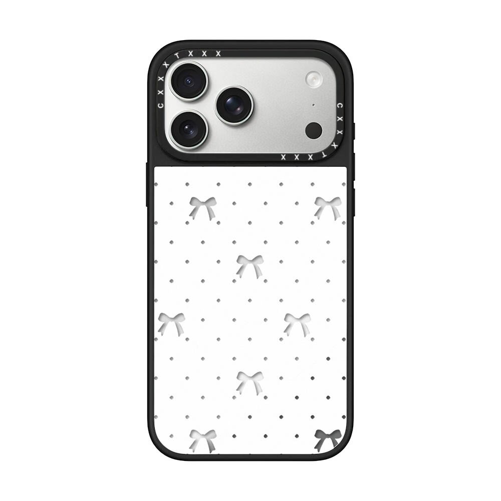 温柔波点蝴蝶结手机壳适用iPhone18promax苹果甜妹百搭17promax小众不撞款16plus防摔15pro高级感14/13保护套