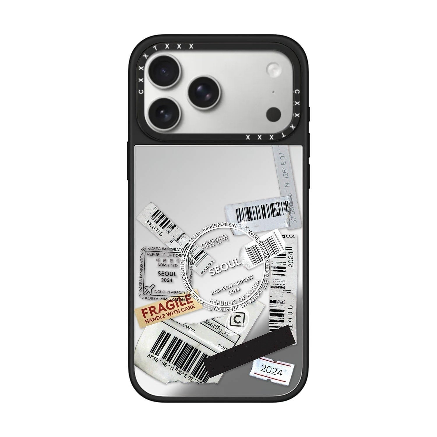 韩国首尔圣水限定18/17Pro适用于iPhone16Promax简约男15Pro景福宫塔14pro镜面防摔13磁吸防摔个性时尚手机壳