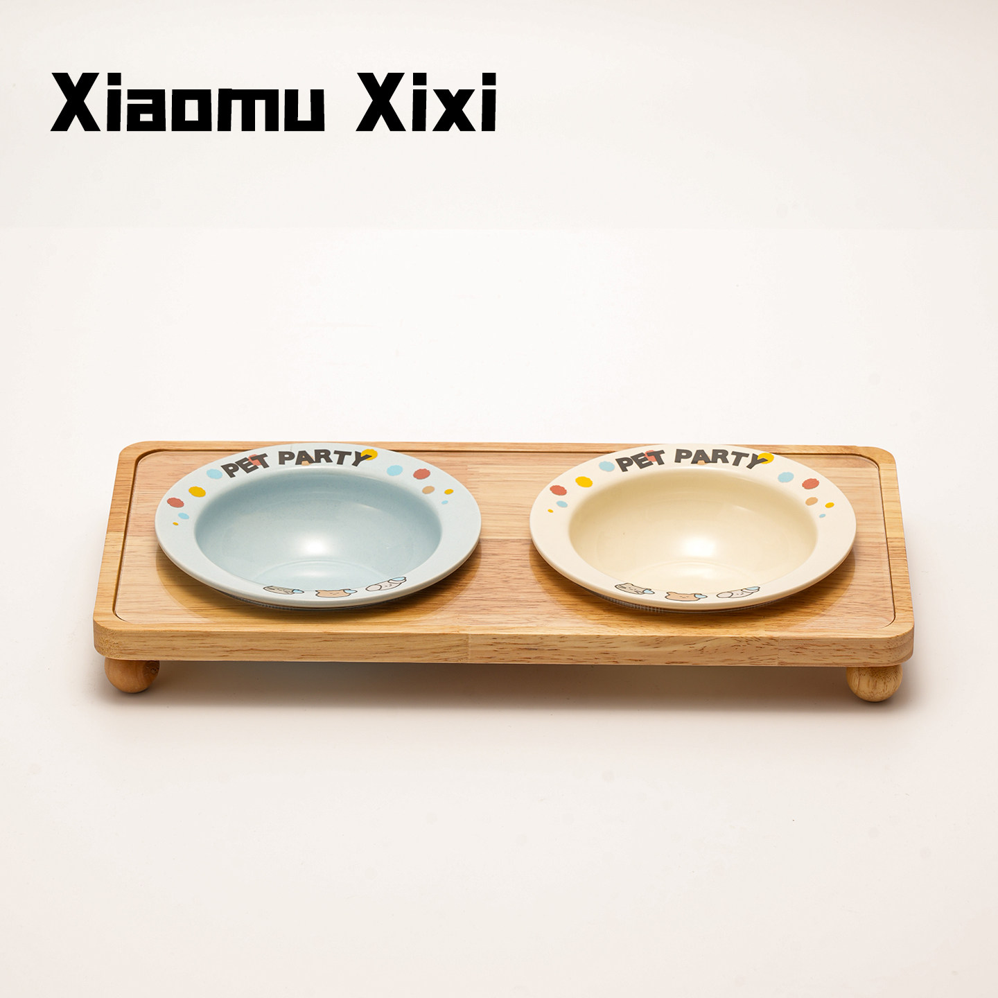 双碗木架飞碟宠物碗套装亚克力防脏增高5寸陶瓷猫狗小型犬水粮碗,宠物/宠物食品及用品,猫狗碗/慢食碗,淘宝优惠券,粉丝福利购,淘宝优惠卷