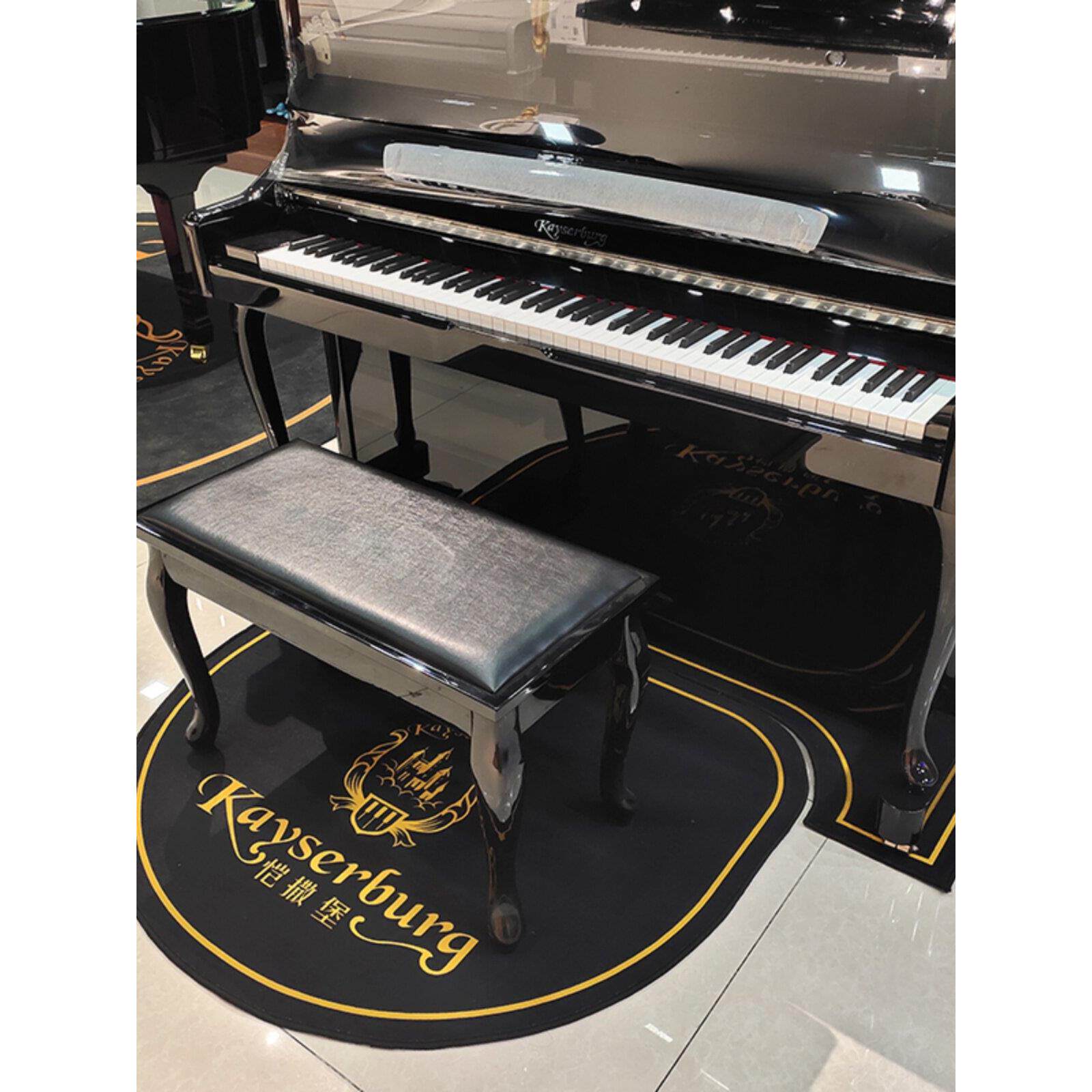 立式钢琴隔音地毯吸音消音圈绒地垫加厚隔热录音室减震降噪可定制