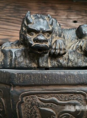 中式瑞兽吸水兽盘龙吐水家居装饰品摆件客厅办公室招财玄关工艺品