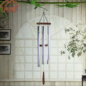 榉木42寸音乐金属6管风铃挂饰铃门饰风铃