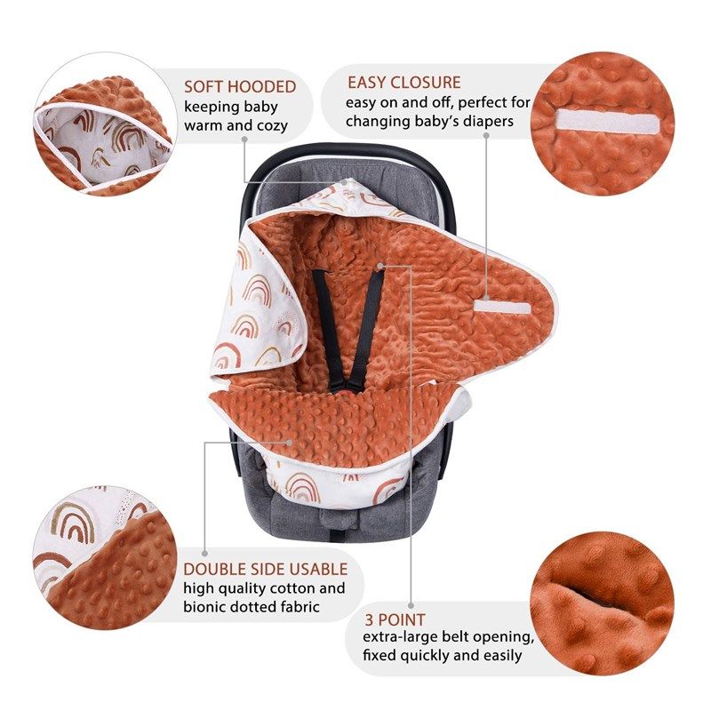 溜娃神器提篮襁褓冬季加厚新生儿抱被宝宝防惊跳睡袋外出提篮包被,婴童用品,婴童抱被/抱毯,淘宝优惠券,粉丝福利购,淘宝优惠卷