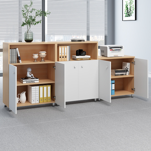 打印机放置柜隔断柜矮柜办公边柜复印机工作台办公室会议室茶水柜